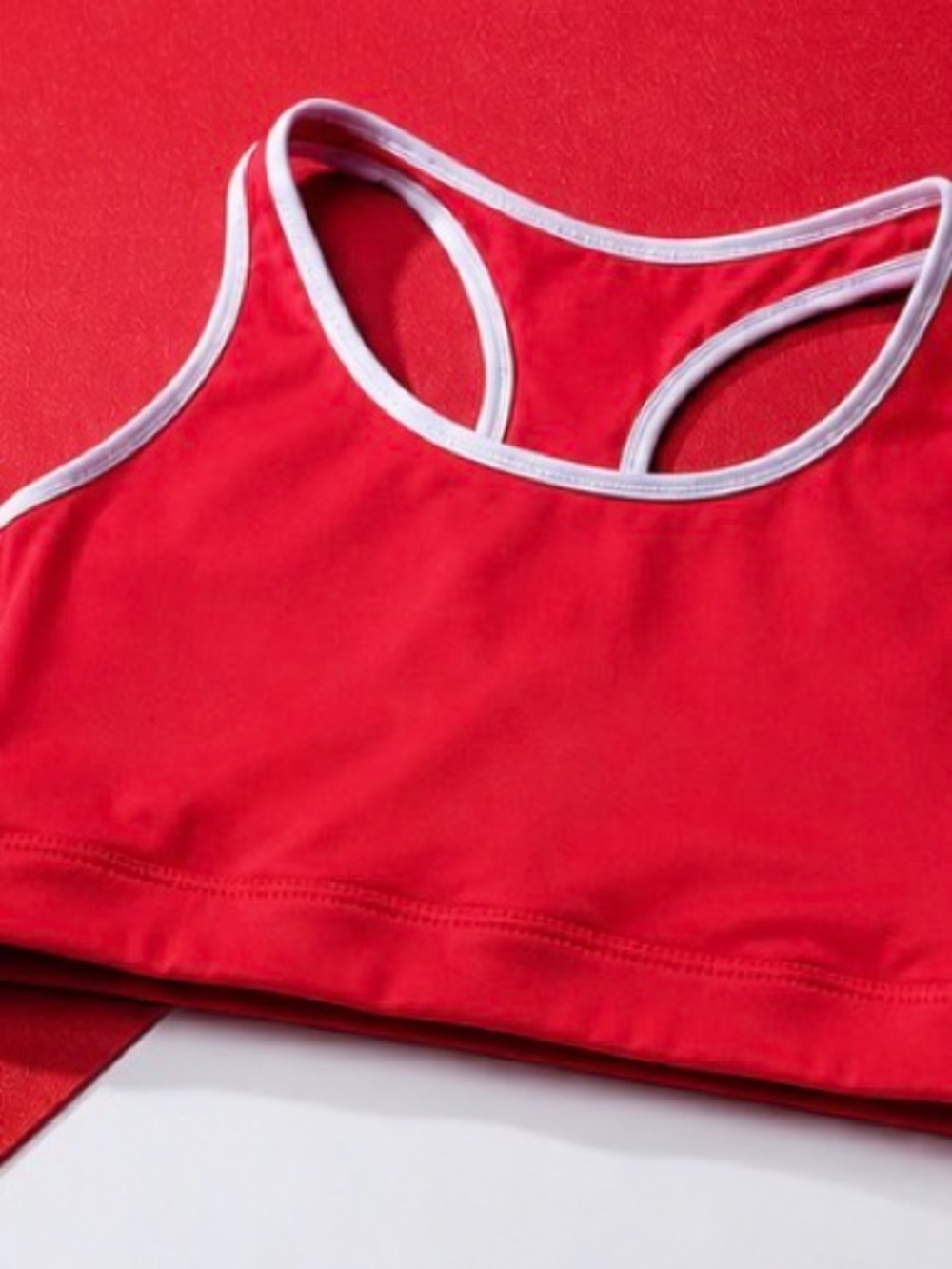 DSG Red Padded Sports Bra Size Small Racerback